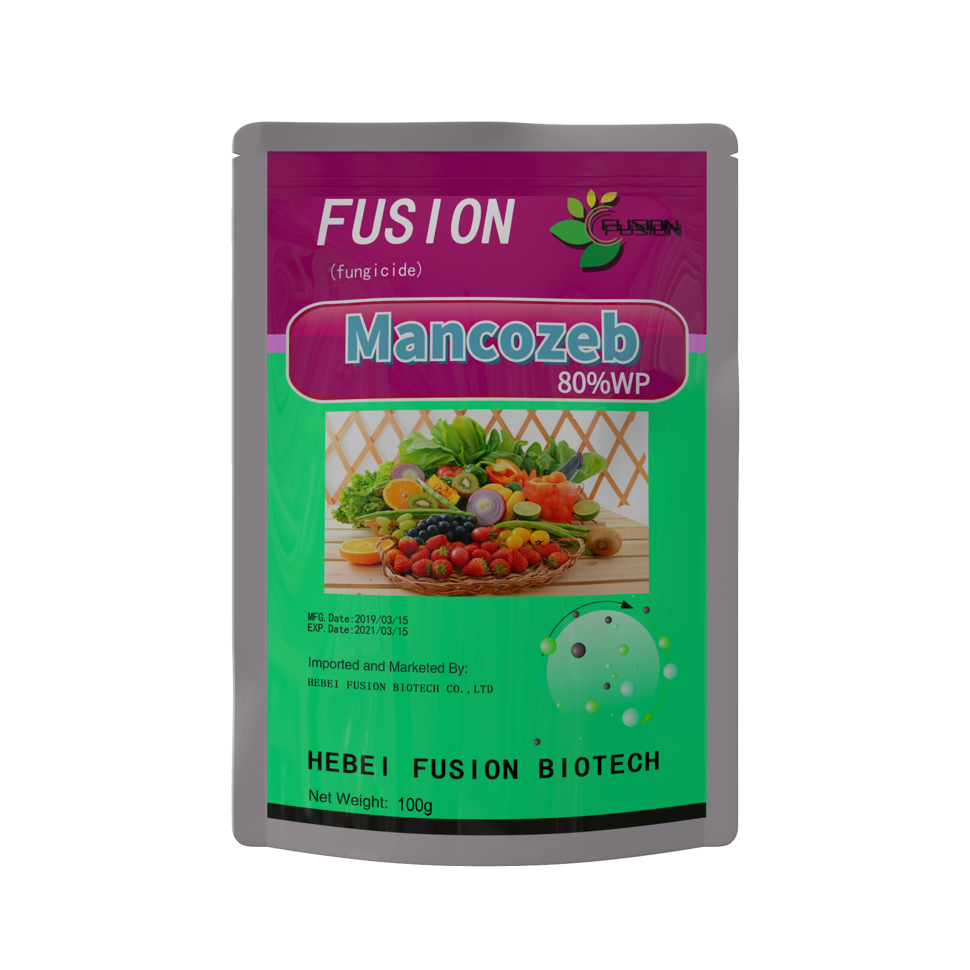 Hot Sale Powerful Fungicide Mancozeb 80%Wp