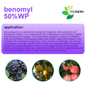 Agrochemicals Pesticides Fungicide Benomyl Benlate 50% Wp Price