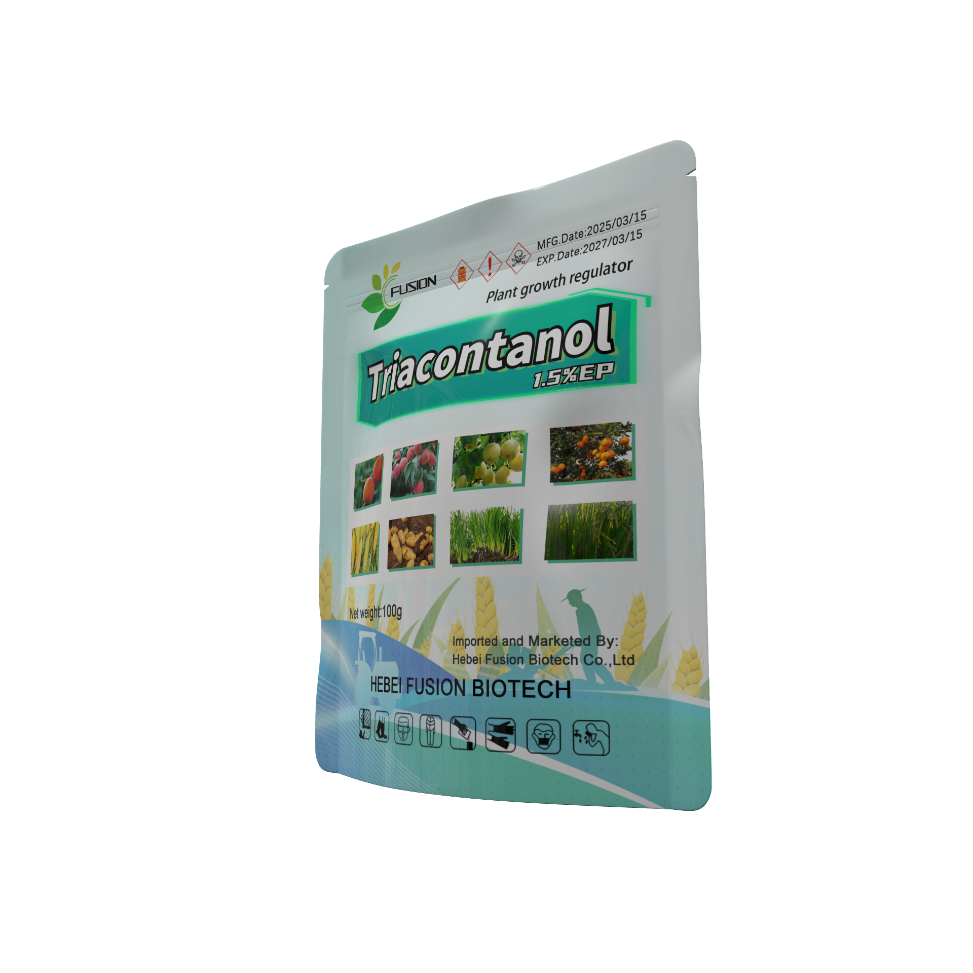 High Quality 90% TC 0.1% Powder PGR Triacontanol