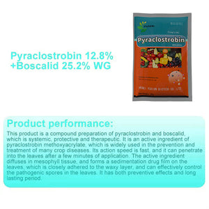 New, Broad Spectrum, Hybrid Fungicide Pyraclostrobin 12.8%+ Boscalid 25.2% Wg
