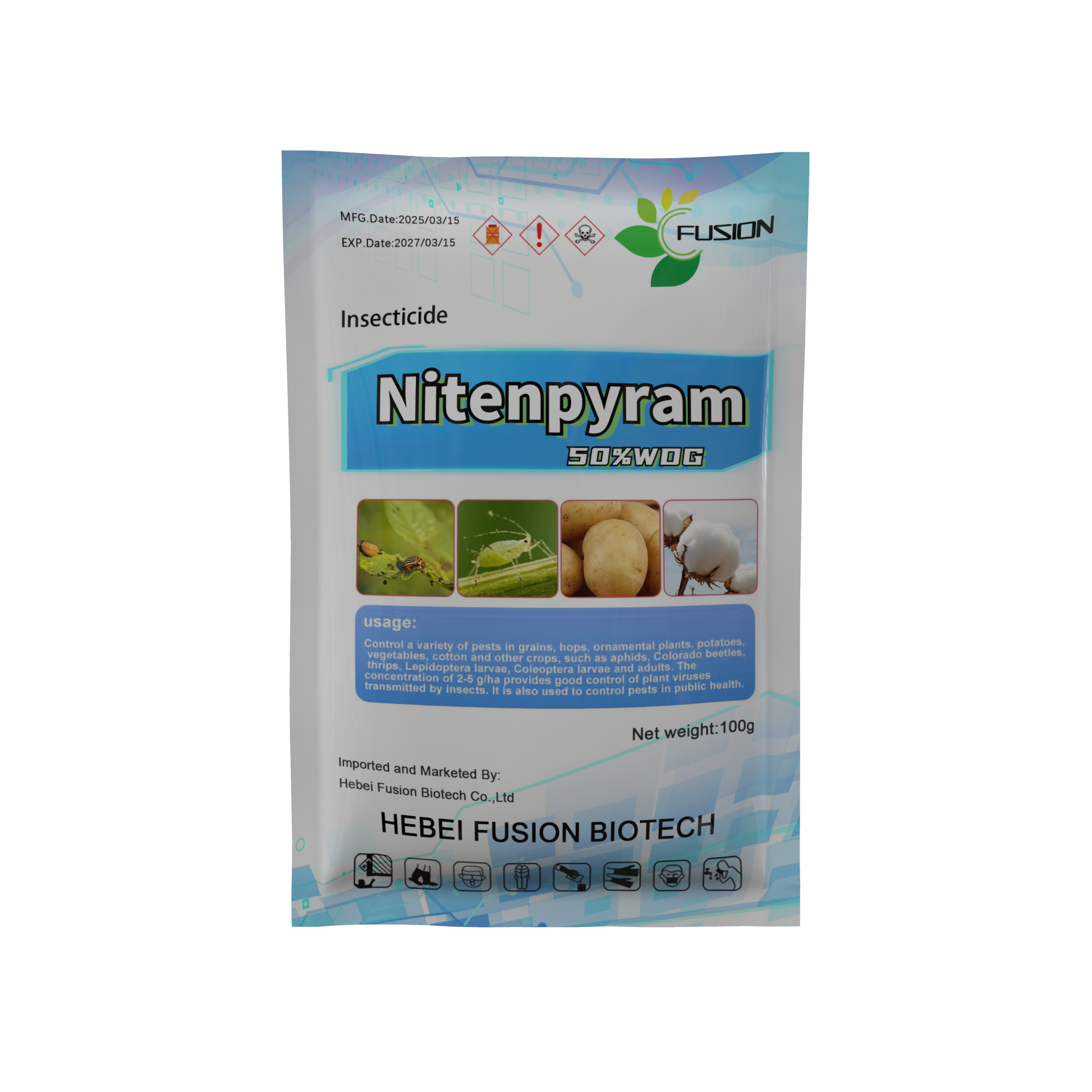 Agriculture Pesticide Insecticides Nitenpyram 98 TC Nitenpyram with Factory Price