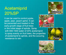 Load image into Gallery viewer, Acetamiprid (95%TC, 98%TC 25% WP, 20%SP, 20%SL, 70%WDG; 60%WP; 3%EC ) (135410-20-7)
