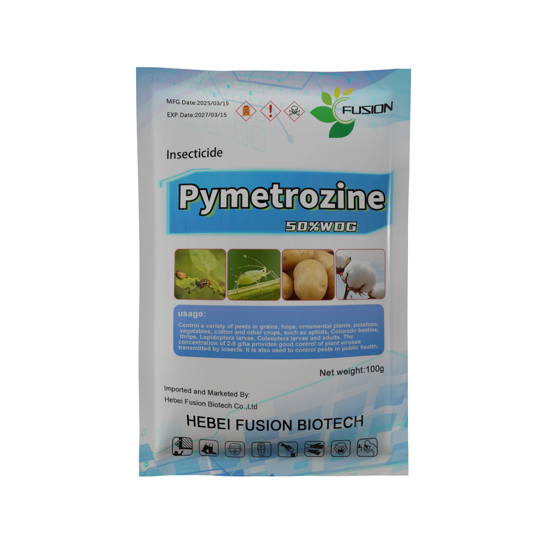 Pymetrozine Price 97%TC 50%WP 25%WP 50%WDG CAS 123312-89-0
