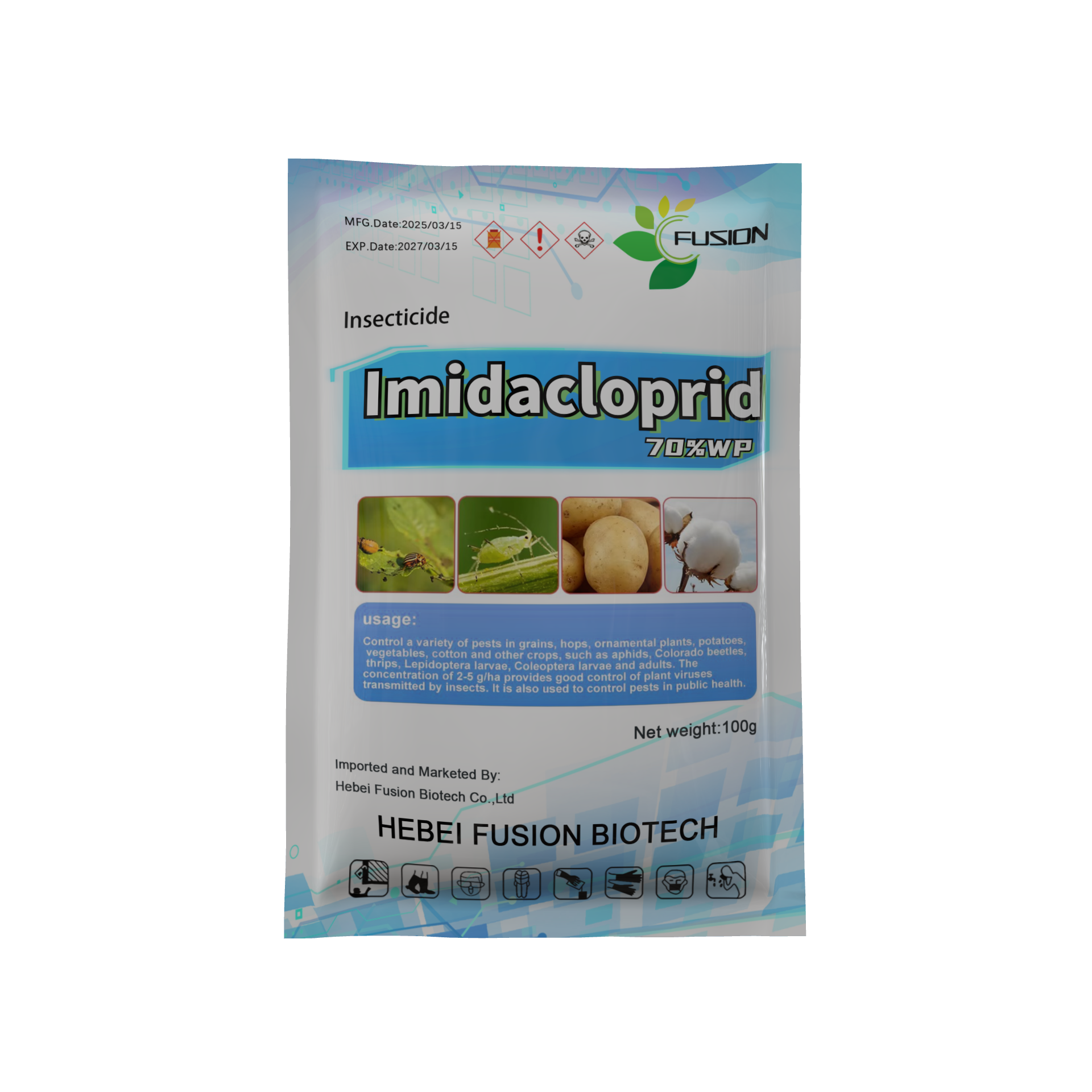 Imidaclopride Insecticide Imidacloprid 70 Chemical Product Agrochemical Pesticide Insecticide  Imidacloprid