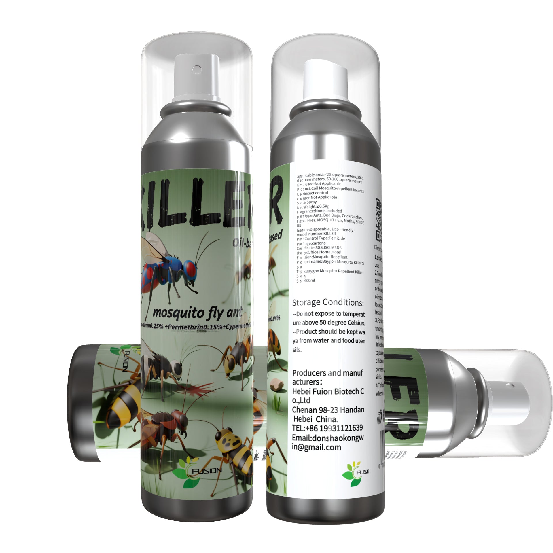 Household Tetramethrin Insecticide Spray Baygon Mosquito Repellent Killer Spray