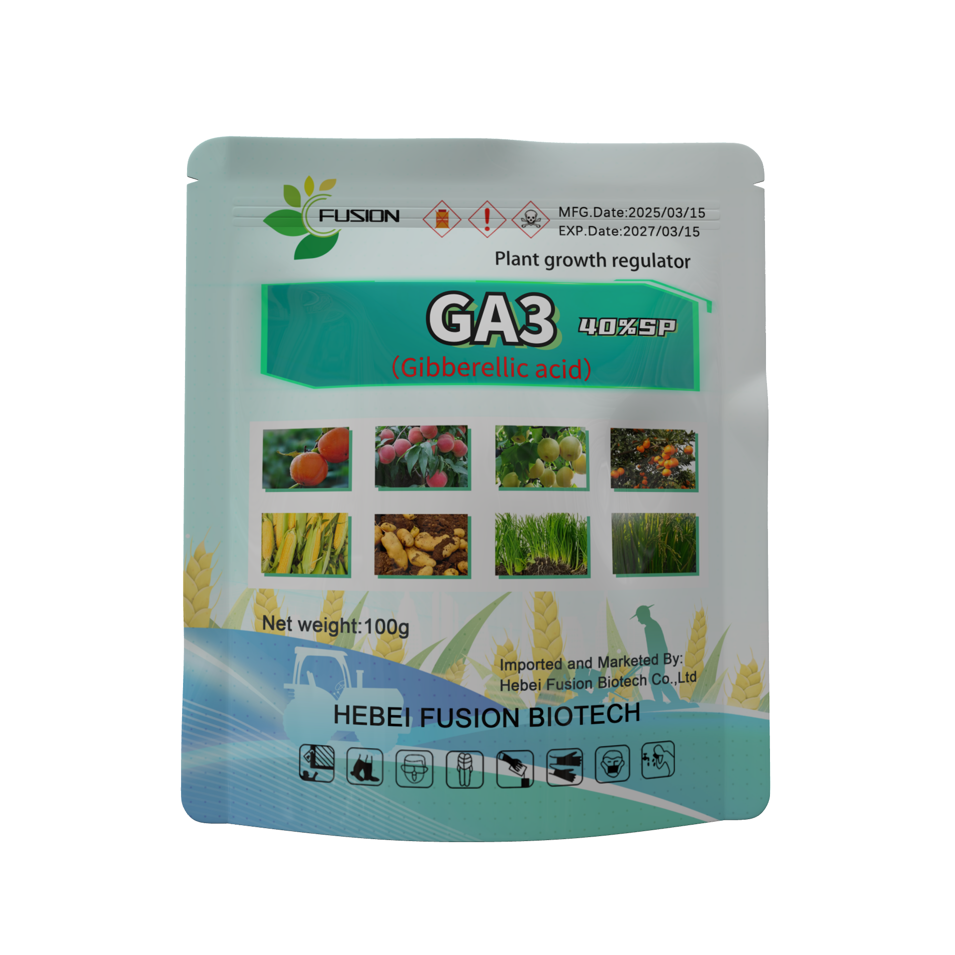 PGR Plant Growth Regulator Gibberellic Acid GA3 90%TC