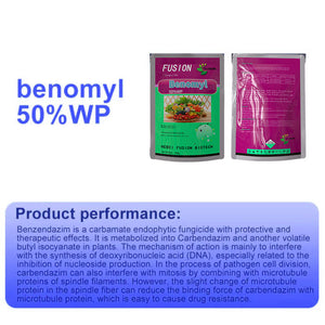 Agrochemicals Pesticides Fungicide Benomyl Benlate 50% Wp Price