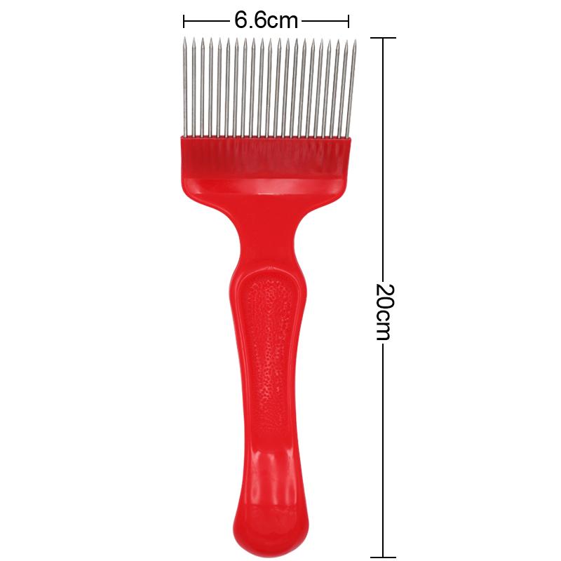 2 pcs Beekeeping Tools 18 Pin Straight Needles Uncapping Forks handle Stainless Steel Honey Spare Rake Shovel Comb Bee Equipmen