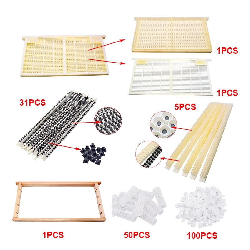 Simple and Convenient Set with Wholesale Bee-free Insect-removal Function. Pulp Extractor Controls The Bottom Strip of The Queen's Cover Room, Which Contains The Queen's Table Strip and The King-rearing Frame.