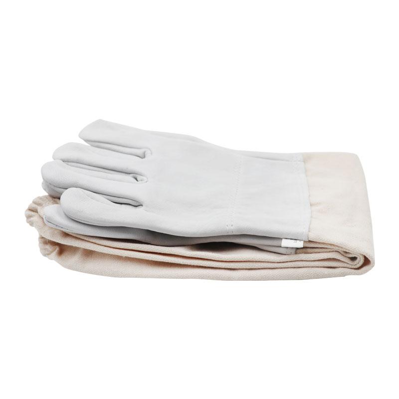 Beekeeping gloves Protective Sleeves breathable yellow mesh white sheepskin and cloth for Apiculture gloves beekeeping gloves