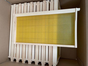 Beekeeping Tools, Standard Half-nest,Frame, Honeycomb, Frame and Honeybee Tools for Foundation