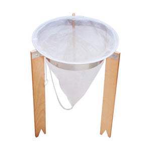 Beekeeping Tool Nylon Cone Honey Filter Mesh Honey Filter Bracket Stainless Steel Honey Outlet