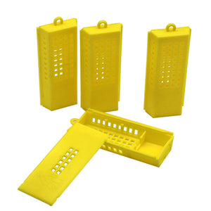 Wholesale Beekeeping Tools-special Plastic Multifunctional Yellow Bee Mailing King Cage,