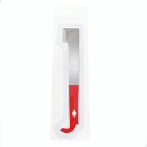 Bee Keeping Tools, Red Paint, Stainless Steel, Honey Comb Uncapping Scraper, J Type Multifunctional Pigtail Scraper, Plastic Box Packaging