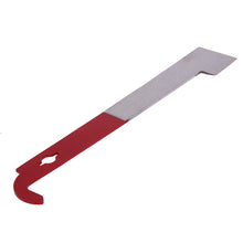 Load image into Gallery viewer, Bee Keeping Tools, Red Paint, Stainless Steel, Honey Comb Uncapping Scraper, J Type Multifunctional Pigtail Scraper, Plastic Box Packaging
