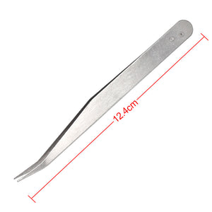 Wholesale Beekeeping Tools Special Stainless Steel Straight Head Elbow Tweezers for Royal Jelly Removal Larvae