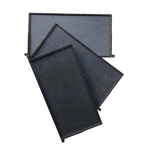 483*232 mm Bee Frame Black Plastic Heavy Wax Coated  Foundation 10 Pack