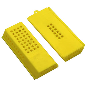 Wholesale Beekeeping Tools-special Plastic Multifunctional Yellow Bee Mailing King Cage,